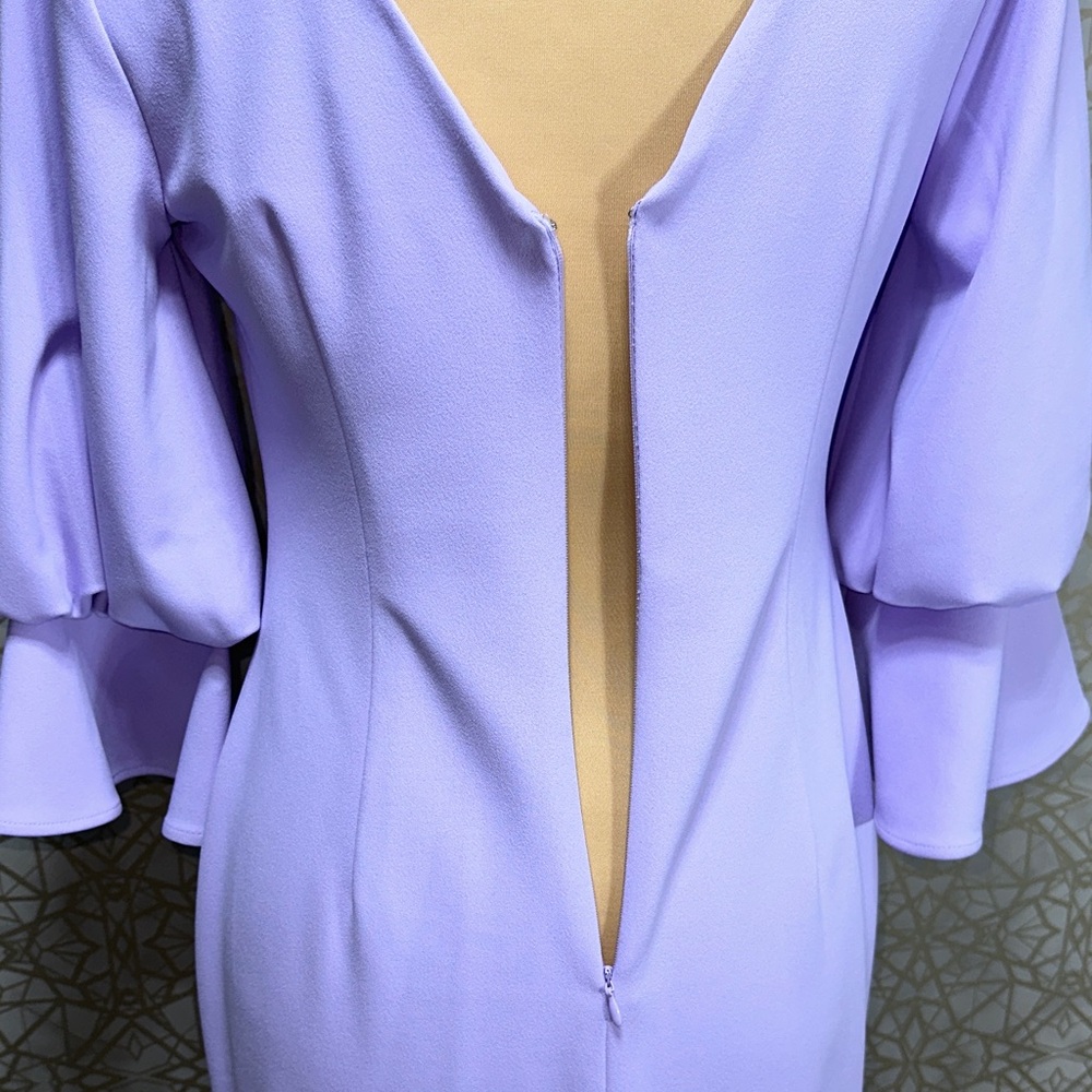 Calvin Klein Lavender Long Sleeve Dress - Picture 5 of 16